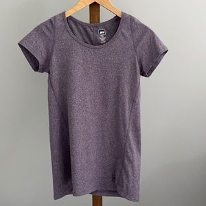 NWOT REI active purple spandex t shirt